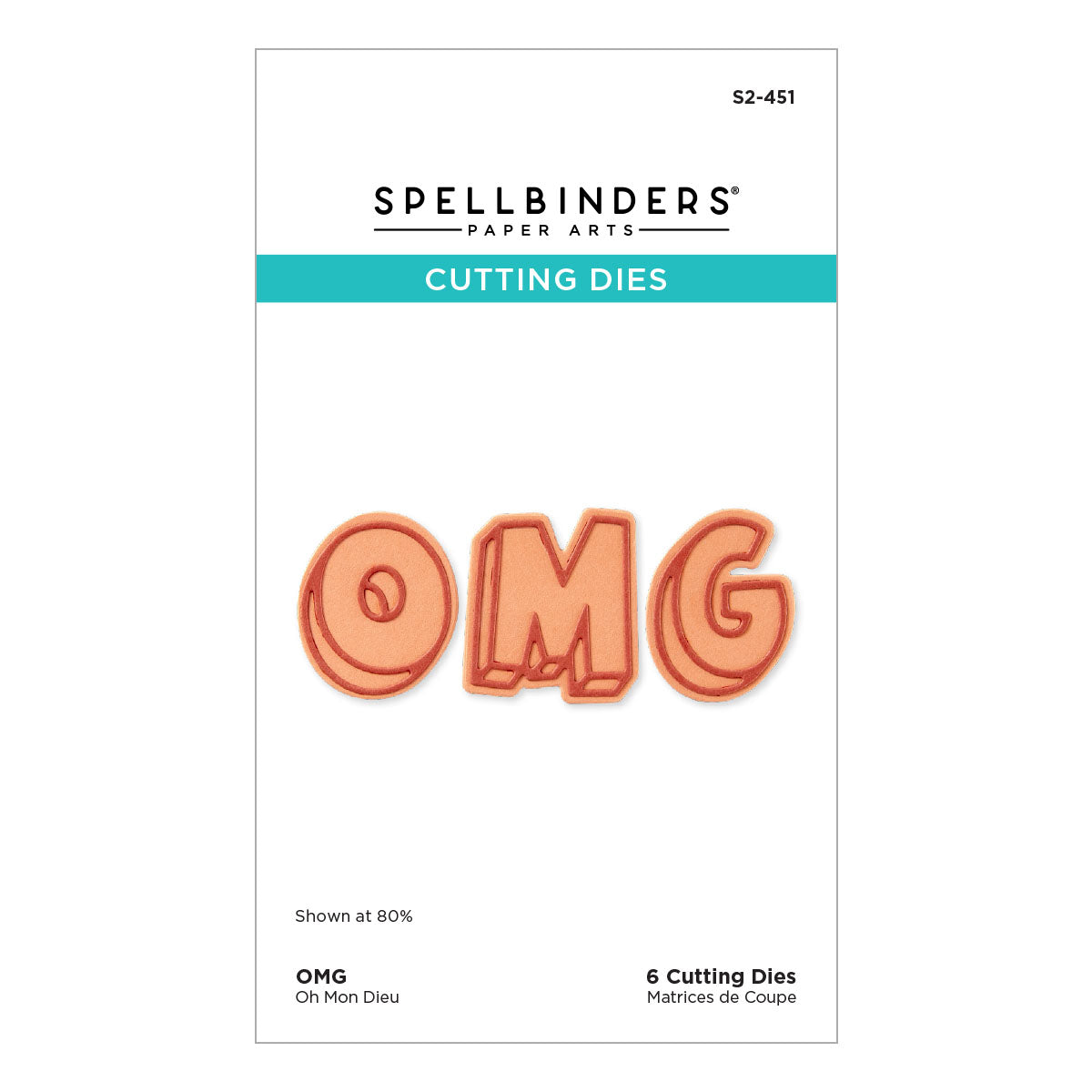 Spellbinders OMG Etched Dies s2-451