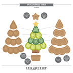 Spellbinders Oh Christmas Stitch Etched Dies s4-1558 guide