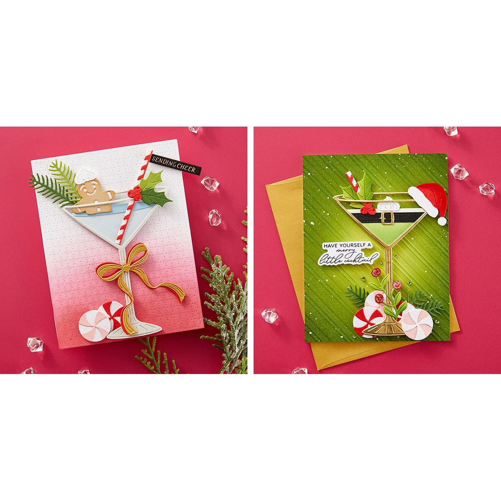 Spellbinders Olive Martinis Etched Dies s4-1372