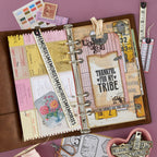 Spellbinders Page with Flap Pocket Etched Dies s7-295 memories arrow thankful for my tribe tag cards