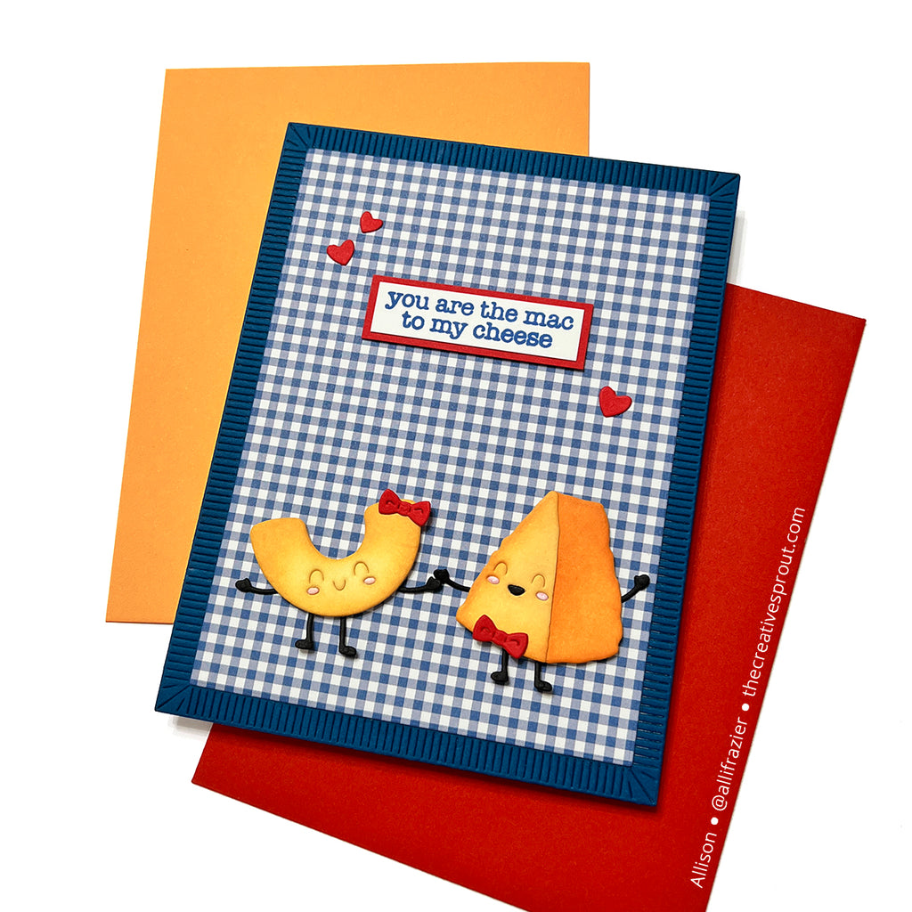 Spellbinders Pasta Friends Etched Dies s4-1494 cheese