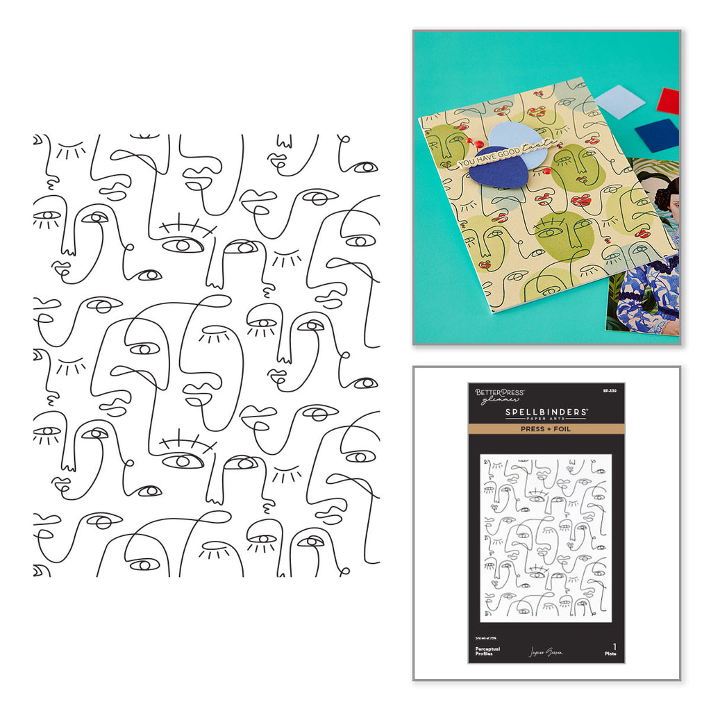 Spellbinders Perceptual Profiles Press and Foil Plate bp-339