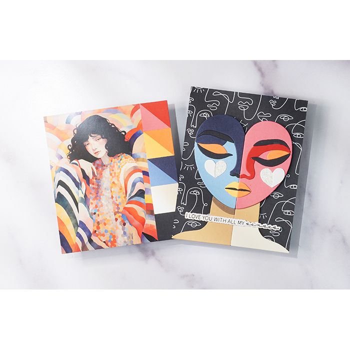 Spellbinders Perceptual Profiles Press and Foil Plate bp-339 senses