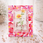 Spellbinders Petal Burst Layered Stencils stn-122 hugs