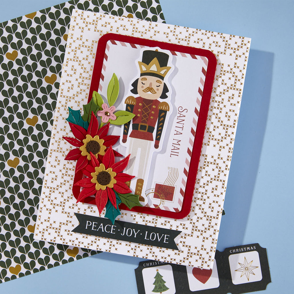 Spellbinders Petite Criss Cross Press Plate bp-311 nutcracker