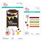 Spellbinders Pink Lemonade Stand and Tags Dies bundle