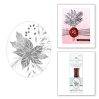 Spellbinders Poinsettia Bouquet 3D Wax Seal Stamp ws3d-004