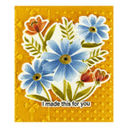 Spellbinders Polka Dot and Posy Duo 3D Embossing Folder e3d-143 made for you