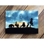 Spellbinders Pooh and Friends Silhouette Etched Dies s4-1426 night time | color-code:ALT01