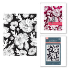 Spellbinders Poppy Background Press Plate bp-217*
