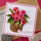 Spellbinders Primrose Etched Dies s2-447 happy gotcha day