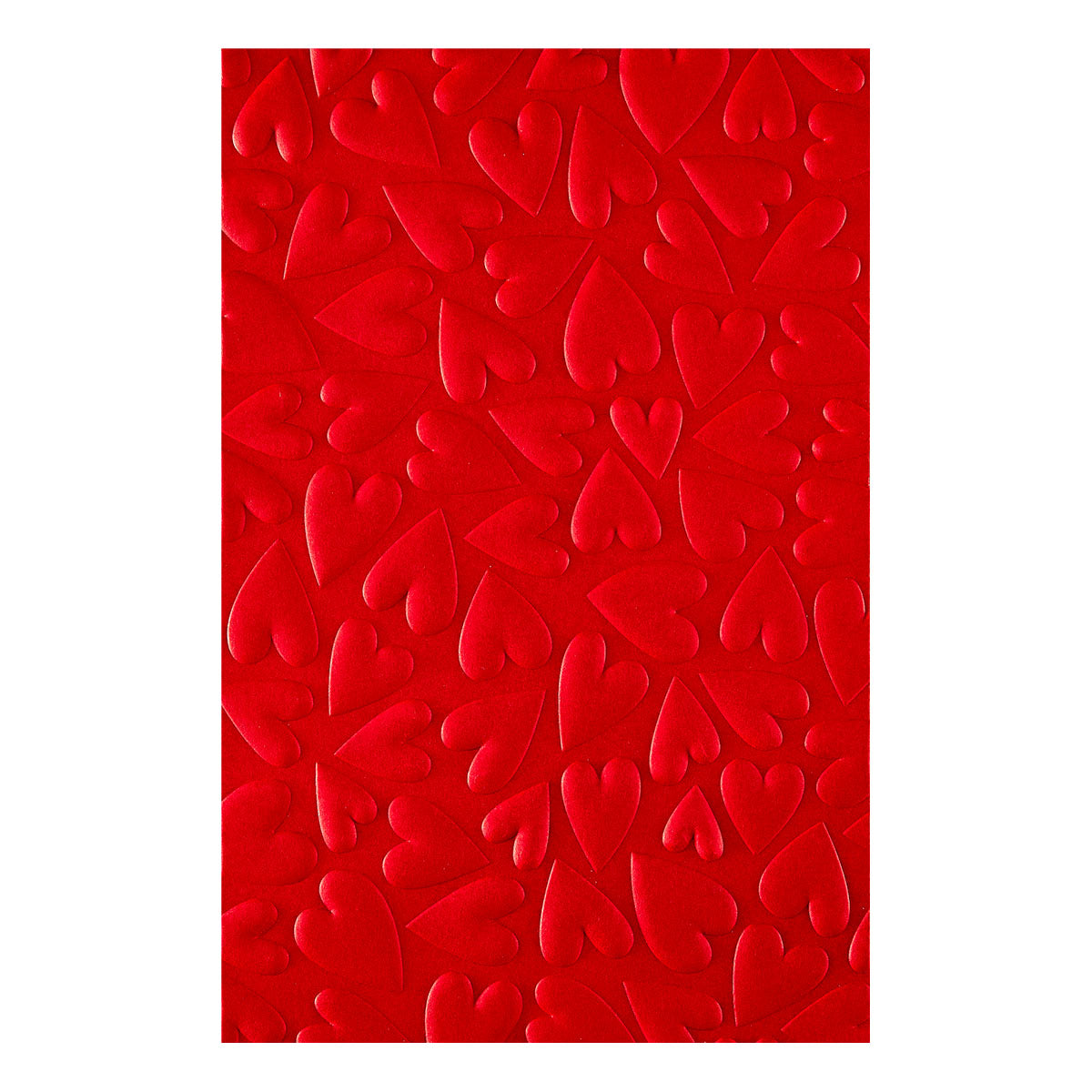 Spellbinders Puffy Hearts 3D Embossing Folder e3d-163 emboss