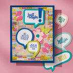 Spellbinders Punctuation and Icons Etched Dies s5-663 amazing day
