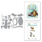 Spellbinders Rabbit and Owl Etched Dies s5-706