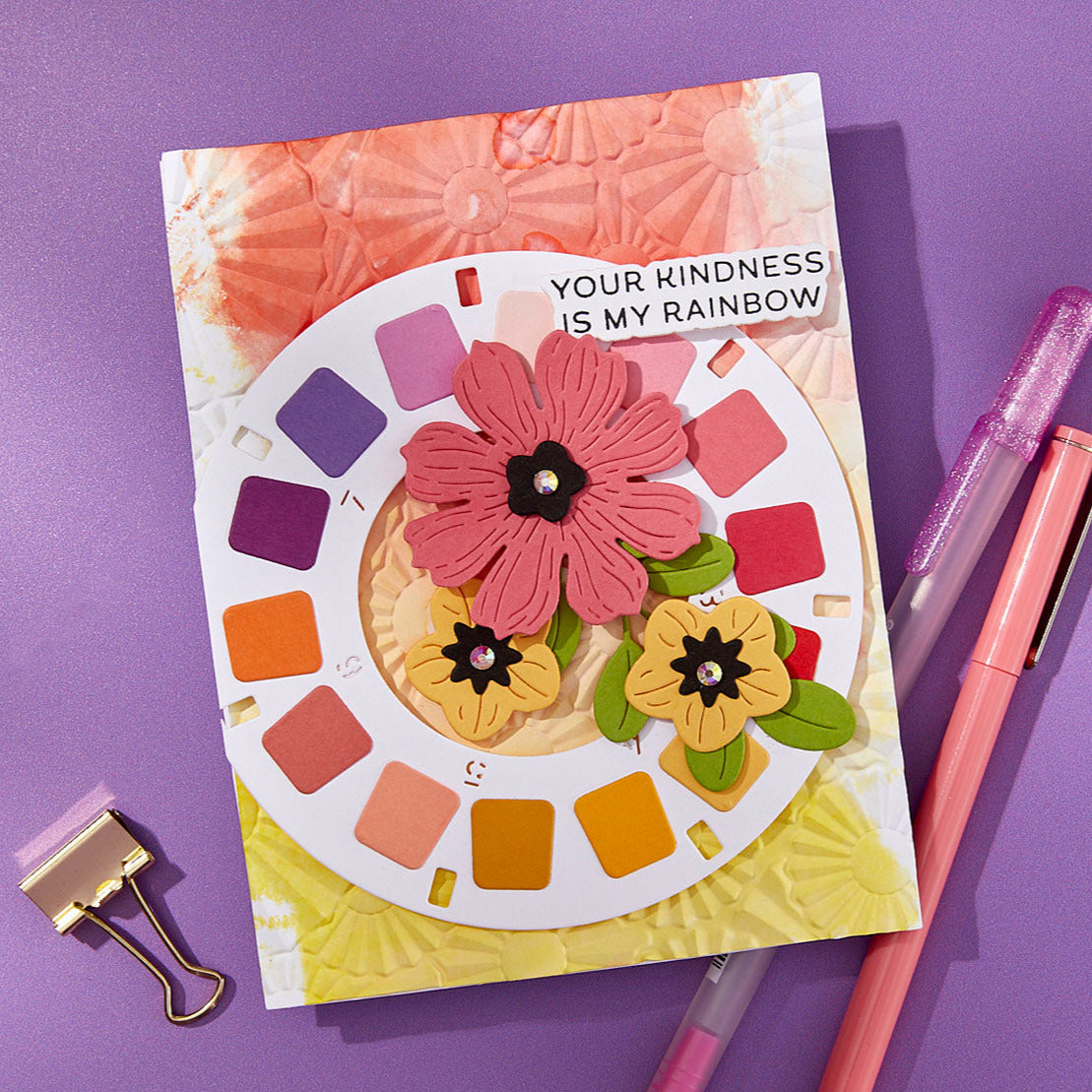 Spellbinders Reel Color Etched Dies s4-1439 kindness