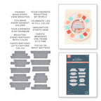 Spellbinders Reel Color Sentiments BetterPress Plate and Die Set bp-296