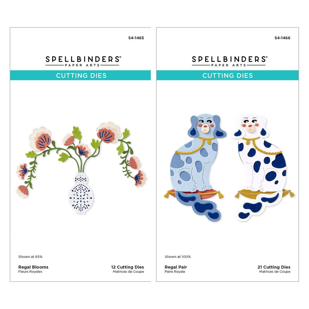 Spellbinders Regal Blooms and Pair Die Bundle
