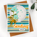 Spellbinders Ripped Edge Circles Etched Dies s4-1511 sending smiles