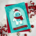 Spellbinders Rocky the Dancin Yeti Etched Dies s4-1393 snowflakes
