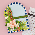 Spellbinders Rose Gold Color Essentials Gems scs-337 joyful blessings card