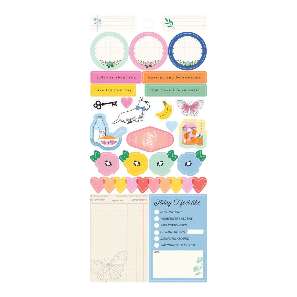 Spellbinders Rosie's Studio Breakfast in Bed Sticker Book 169220 image 6
