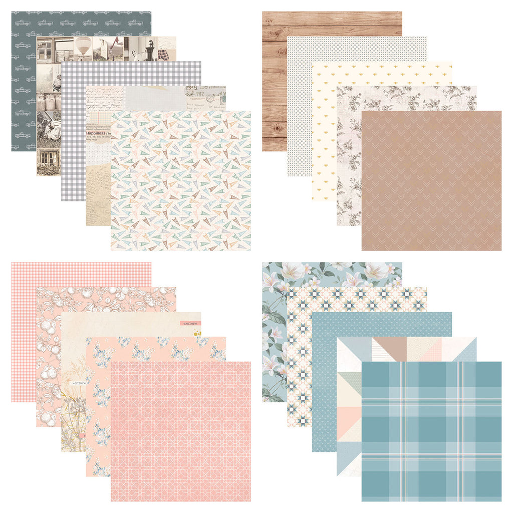 Spellbinders Rosie's Studio Clementine 12x12 Designer Paper Pack 169287
