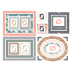 Spellbinders Rosie's Studio Clementine Chipboard Frame and Corners 169294
