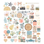 Spellbinders Rosie's Studio Clementine Diecut Cardstock Ephemera 169288