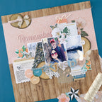 Spellbinders Rosie's Studio Clementine Diecut Cardstock Ephemera 169288 remember