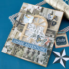 Spellbinders Rosie's Studio Clementine Diecut Clear Stickers 169295 adventure