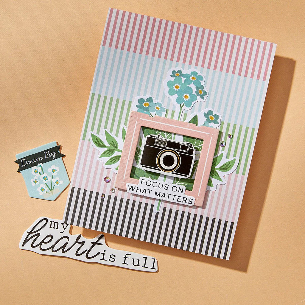 Spellbinders Rosie's Studio Hello It's Me 6x6 Designer Paper Pad 168832 camera