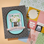 Spellbinders Rosie's Studio Hello It's Me 6x6 Designer Paper Pad 168832 moment