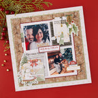 Spellbinders Rosie's Studio Sleigh Bells Ring 12x12 Paper Pack 169395 snowman snow globe garland snowflakes holiday cheer card