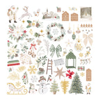 Spellbinders Rosie's Studio Sleigh Bells Ring Cardstock Diecut Ephemera 169397
