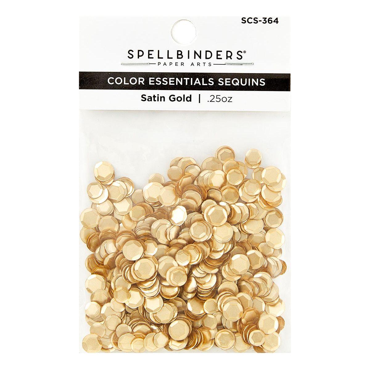 Spellbinders Satin Gold Sequins scs-364
