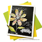 Spellbinders Script Text BetterPress Plate bp-287 bloom