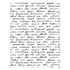 Spellbinders Script Text BetterPress Plate bp-287 plate