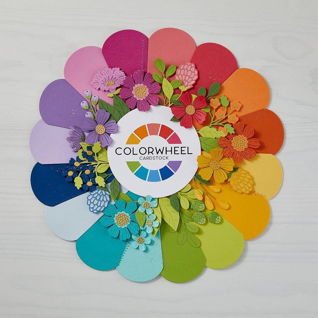 Spellbinders Seaside ColorWheel Cardstock 8.5x11 cs-8-123 colorwheel