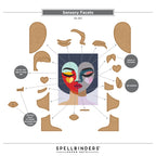Spellbinders Sensory Facets Etched Dies s6-267 assembly