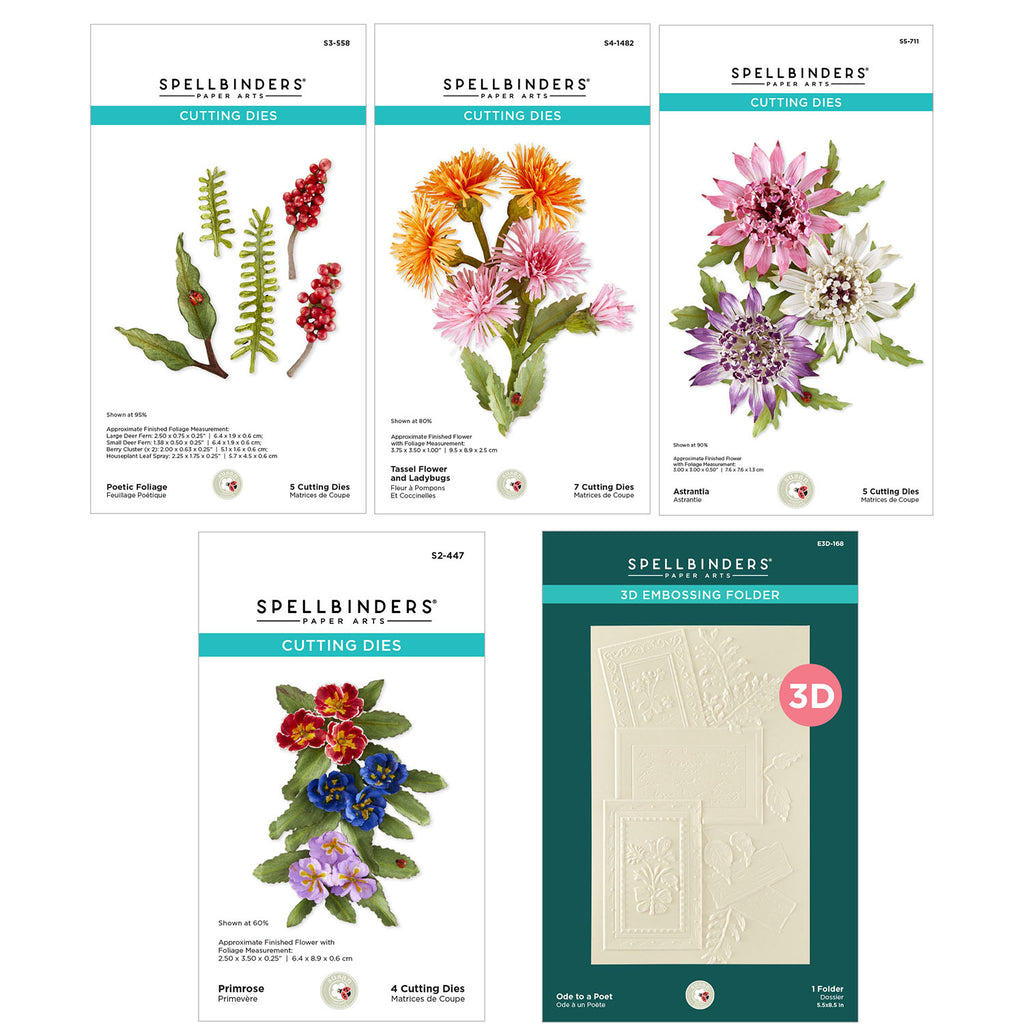 Spellbinders Serenity Garden Die and Folder Bundle bd-1052