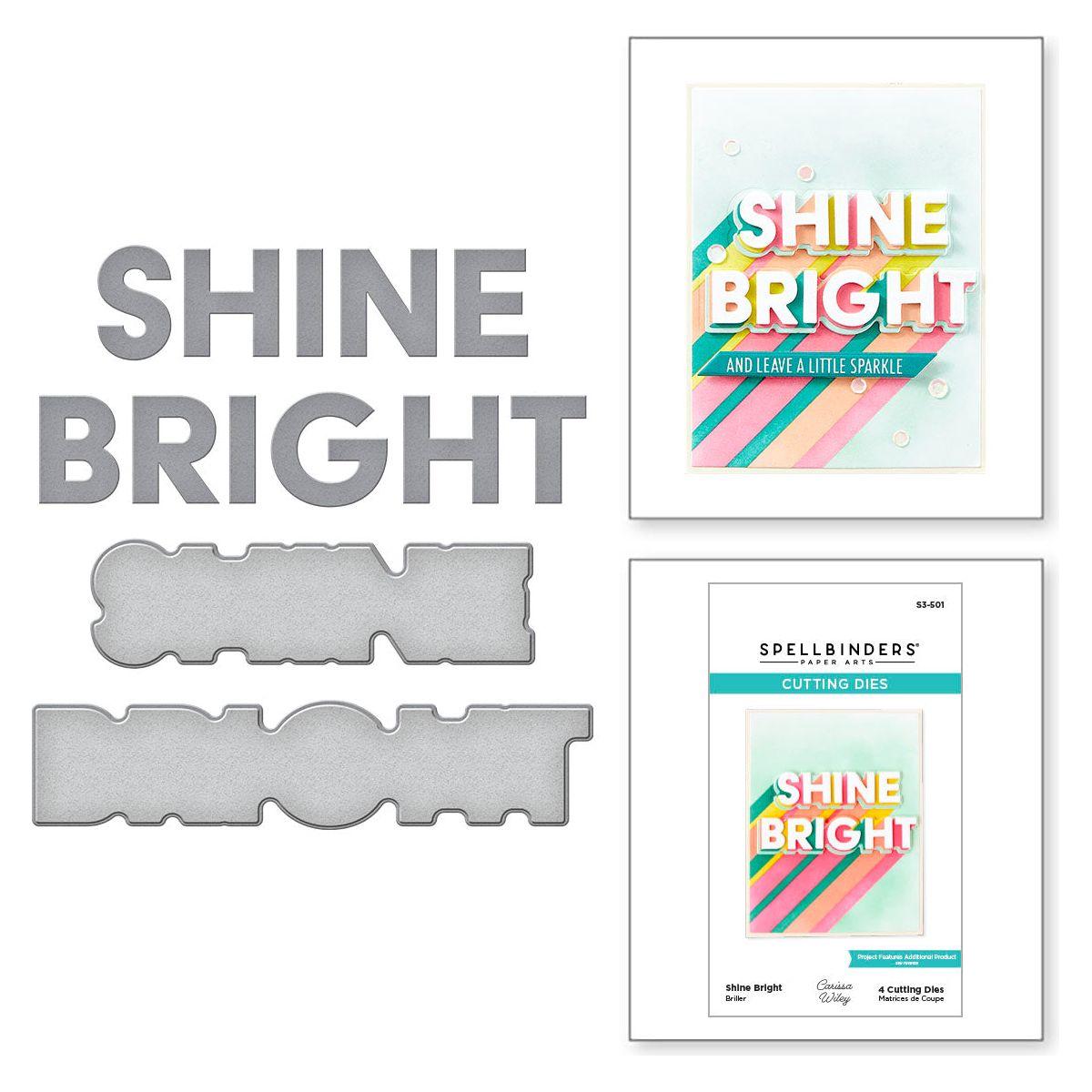 Spellbinders Shine Bright Etched Dies s3-501
