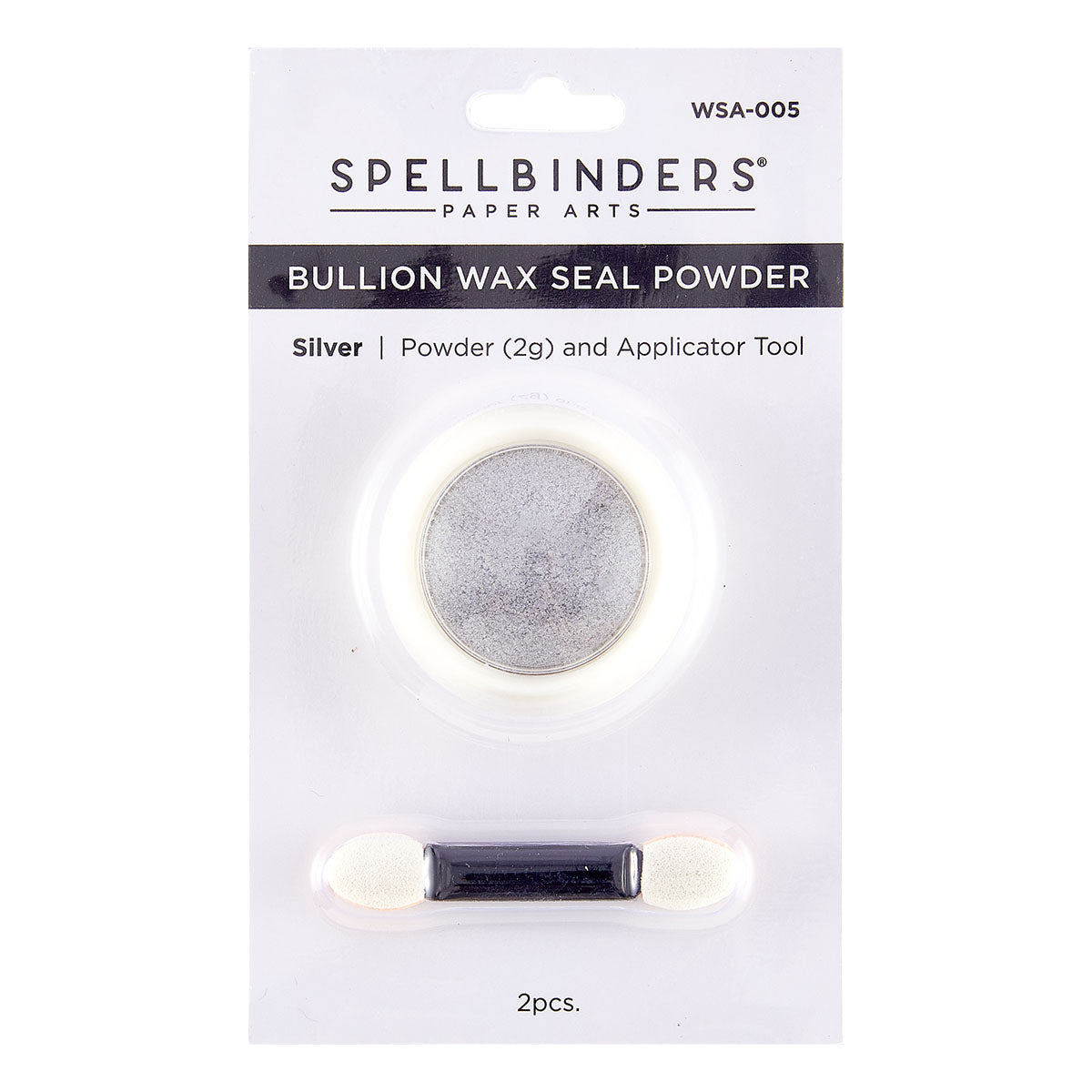 Spellbinders Silver Bullion Wax Seal Powder wsa-005