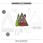 Spellbinders Ski Lodge Etched Dies s5-717 assembly guide