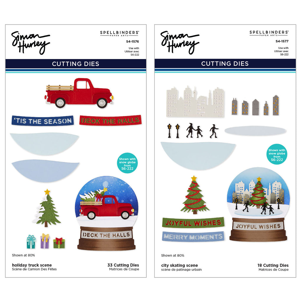 Spellbinders Snow Globe Scenes Die Set bd-1160