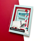 Spellbinders Snowfall Shimmer BetterPress Plate bp-314 holdiays | color-code:ALT01