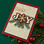 Spellbinders Snowflake Joy Stamp and Die Set sds-235 sending joy card