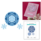 Spellbinders Snowflake Wreath Etched Dies s5-763