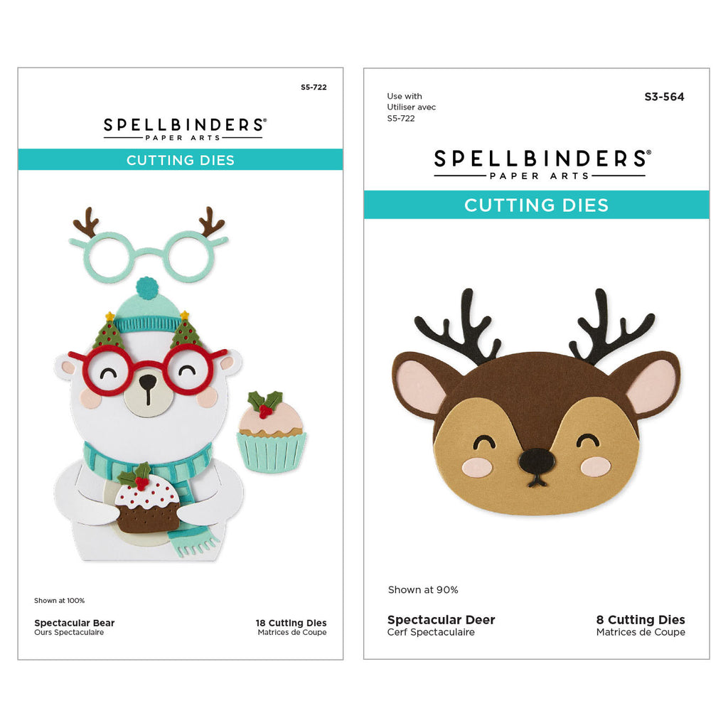 Spellbinders Spectacular Deer and Bear Body Die Bundle