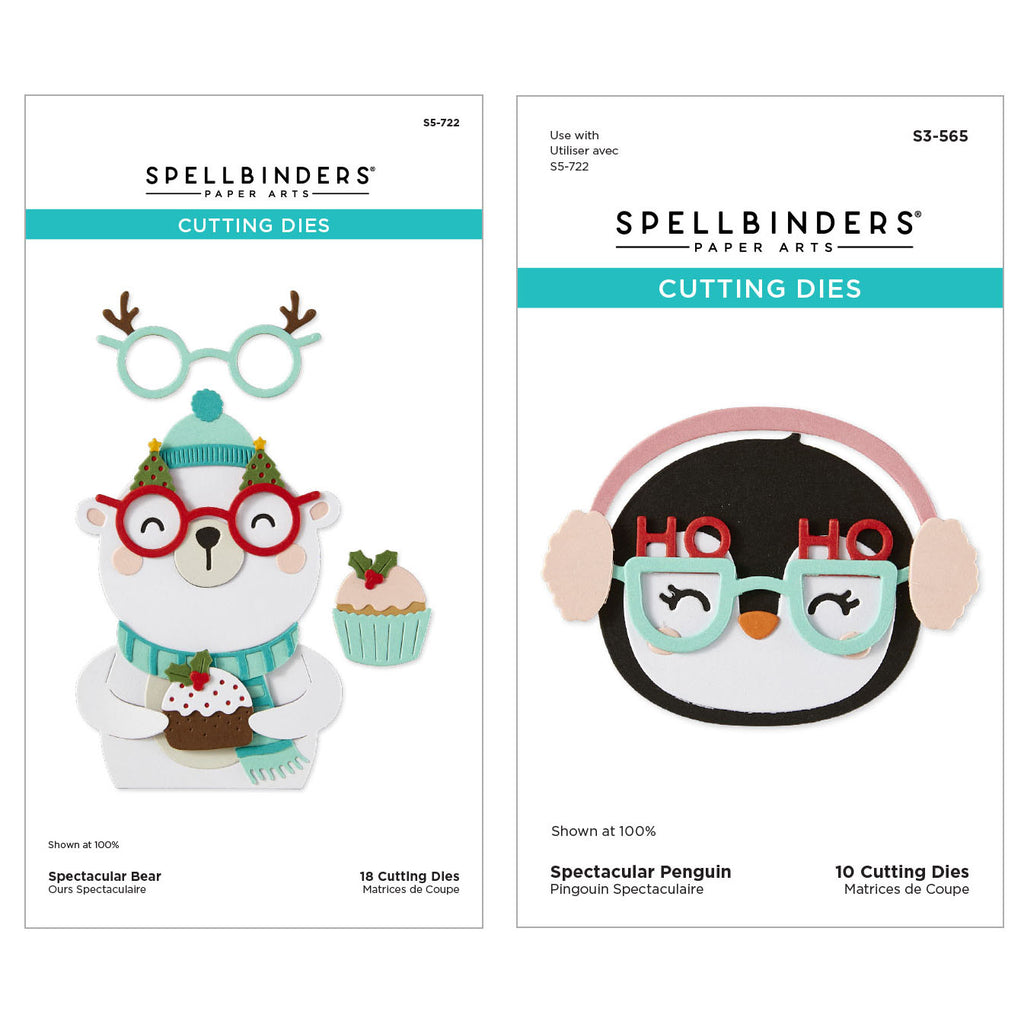 Spellbinders Spectacular Penguin and Bear Body Die Bundle