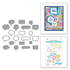 Spellbinders Speech Bubbles Etched Dies s5-664